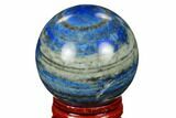 Polished Lapis Lazuli Sphere - Pakistan #170983-1